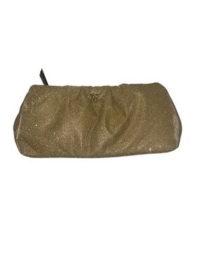 Victoria's Secret Gold Glitter Clutch